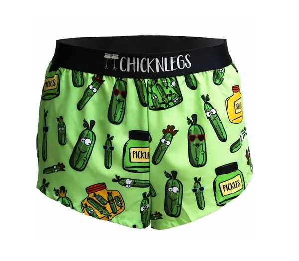 ChicknLegs Men's 2" Split Shorts Pickles