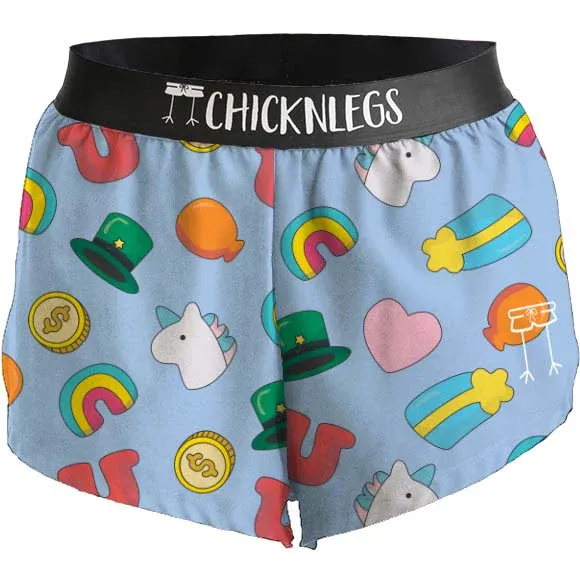 ChicknLegs Men's 2" Split Shorts Charms