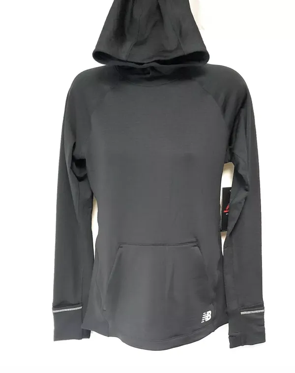 New Balance Women's Heat Grid Hoodie BK Black