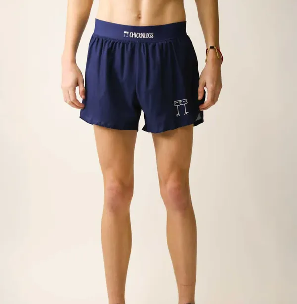 ChicknLegs Men's 4" Half Split navy