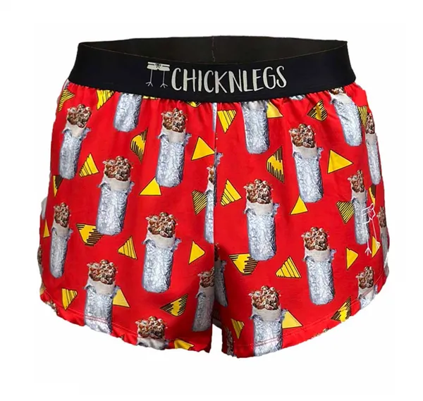 ChicknLegs Men's 2" Split Shorts Burrito