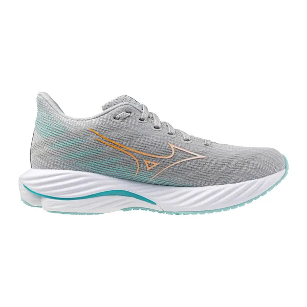 Mizuno Women's WAVE RIDER 28 Harbor Mist/White
