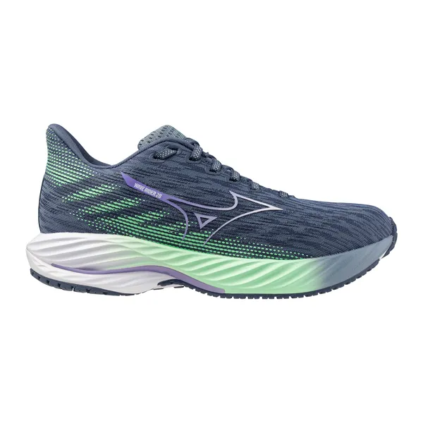 Mizuno Women's WAVE RIDER 28 Citadel/White