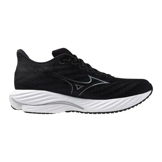 Mizuno Men's WAVE RIDER 28 BLACK-SILVER