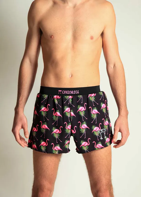 ChicknLegs Men's 4" Half Split Flamingo