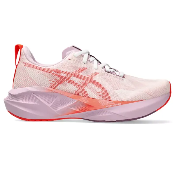 ASICS WOMEN'S NOVABLAST 5 WHITE/CORAL REEF